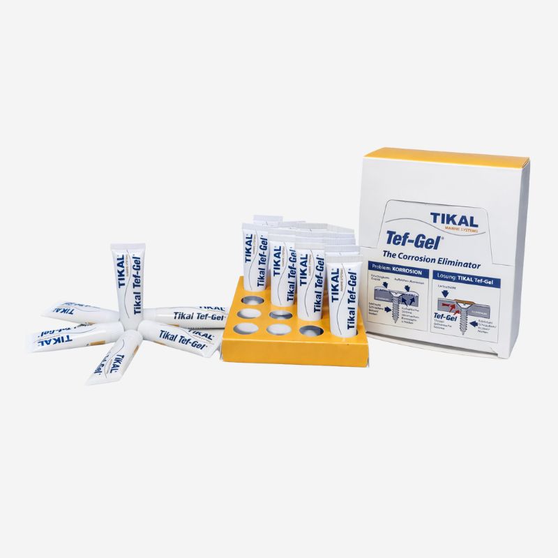 TIKAL TEF-GEL – 20 x 10g – Bijela Mast